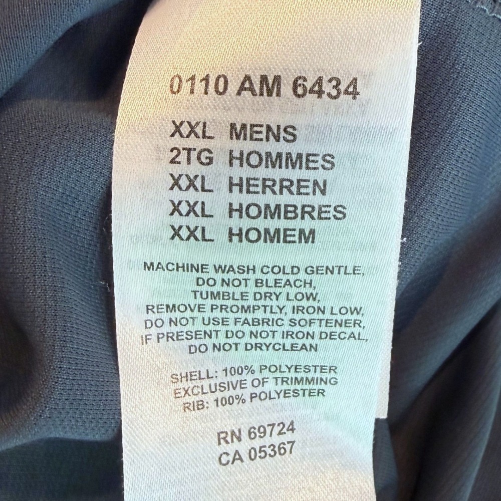 Columbia Mens Omni-Freeze Gray Short Sleeve‎ Polo Shirt Golf Sport Mens XXL - Picture 6 of 7